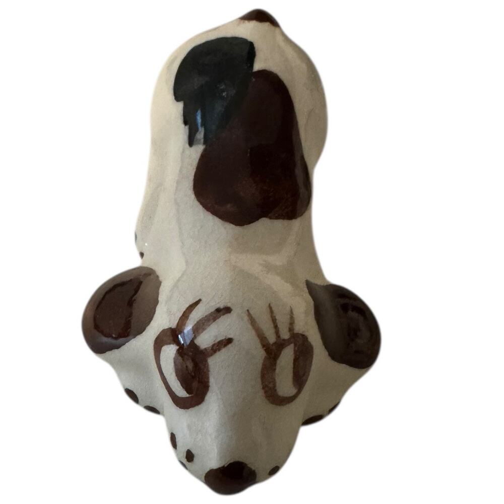 Vintage Rio Hondo California Pottery Dog Figurine – Hand Painted Ceramic Puppy